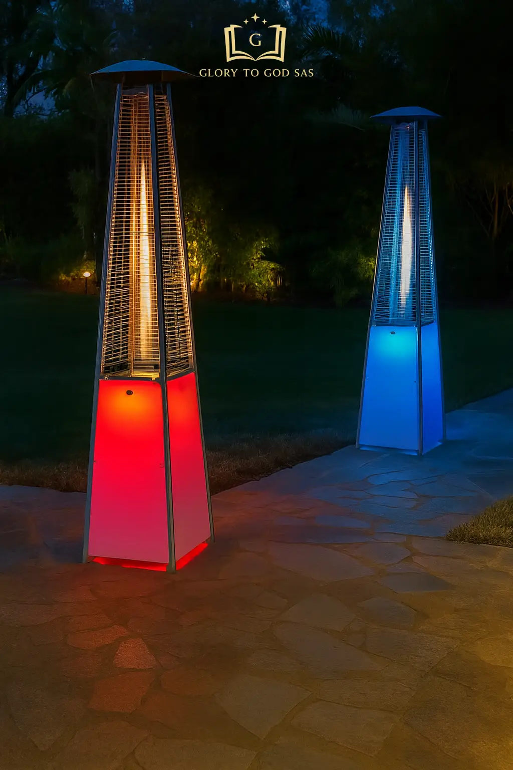 Calefactor De Ambiente Led Piramidal